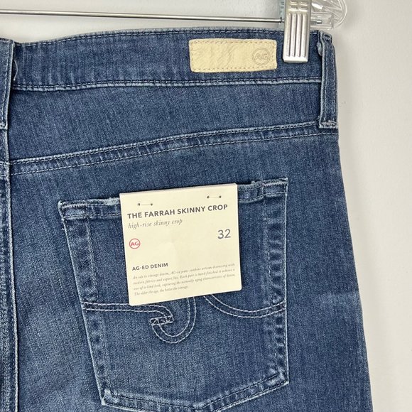 AG Adriano Goldschmied Womens Farrah High Rise Skinny Jeans 13 Year WBZ size 32 - Picture 9 of 15